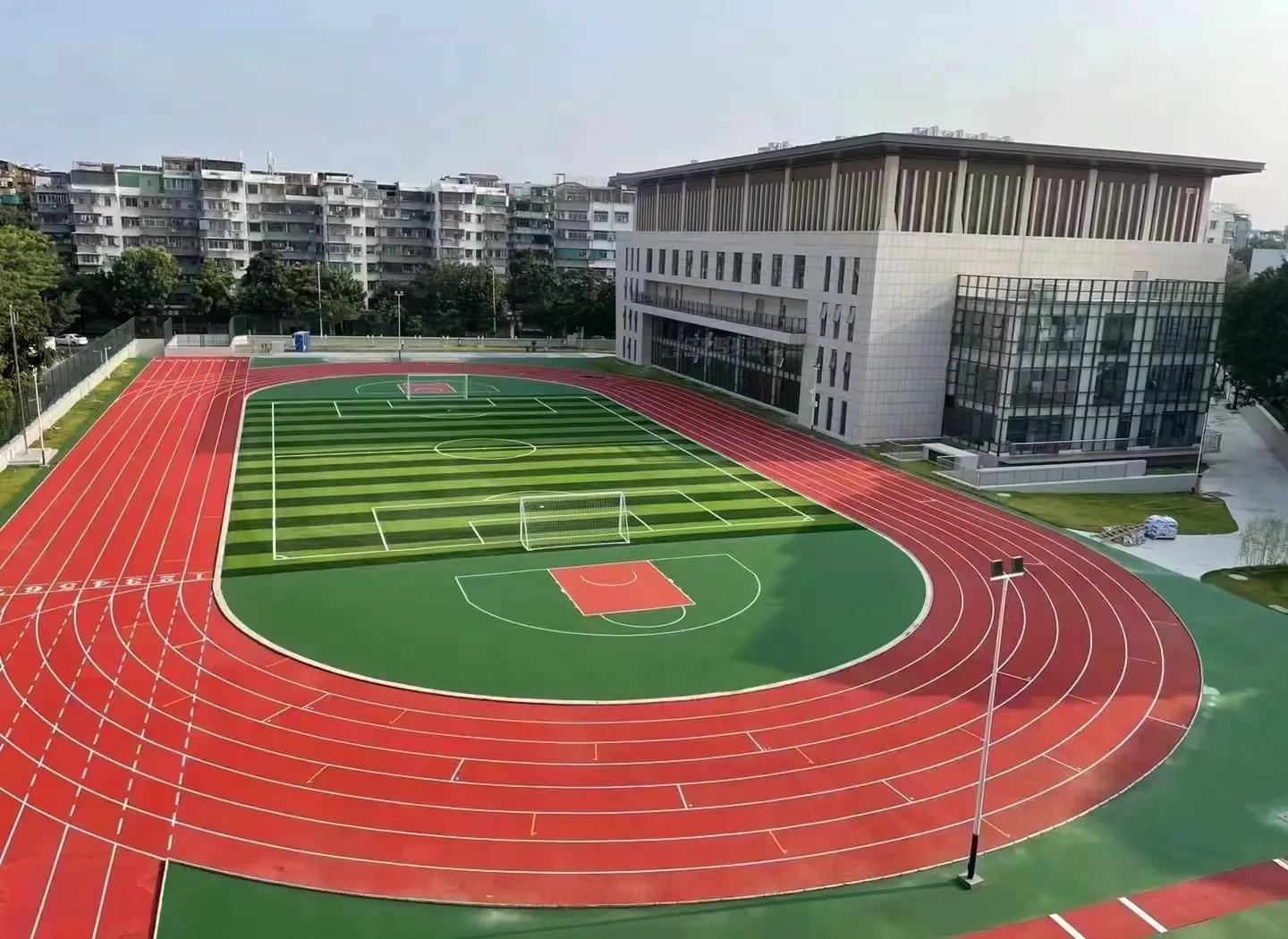 延安市橡胶跑道塑胶篮球场 - 一站式服务